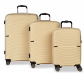 Worldpack San Francisco Trolley Koffer 3er Set 50/60/70cm creme