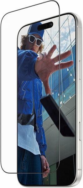PanzerGlass iP 17 Pro Max UWF Fastfit with Black Frame PanzerGlass iP 17 Pro Max UWF Fastfit with Black Frame