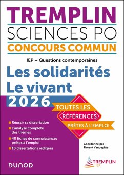 Cover Tremplin Concours IEP Questions contemporaines 2026 (eBook, ePUB)