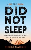 Did Not Sleep: An Attempt at Running 100 Miles on the South Downs Way (DNF Series) (eBook, ePUB) Did Not Sleep: An Attempt at Running 100 Miles on the South Downs Way (DNF Series) (eBook, ePUB)