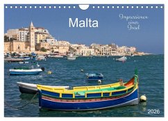 Malta. Impressionen einer Insel (Wandkalender 2026 DIN A4 quer), CALVENDO Monatskalender Malta. Impressionen einer Insel (Wandkalender 2026 DIN A4 quer), CALVENDO Monatskalender