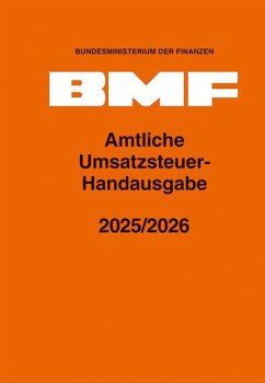 Cover Amtliche Umsatzsteuer-Handausgabe 2025/2026