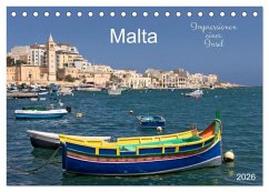 Malta. Impressionen einer Insel (Tischkalender 2026 DIN A5 quer), CALVENDO Monatskalender Malta. Impressionen einer Insel (Tischkalender 2026 DIN A5 quer), CALVENDO Monatskalender