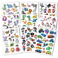 Cover 150 hautfreundliche Kindertattoos - Thema: Bunter Mix
