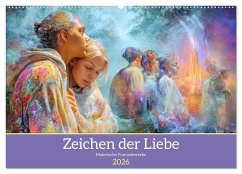 Zeichen der Liebe - Malerische Fantasiewerke (Wandkalender 2026 DIN A2 quer), CALVENDO Monatskalender Zeichen der Liebe - Malerische Fantasiewerke (Wandkalender 2026 DIN A2 quer), CALVENDO Monatskalender