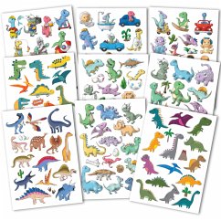 Cover 150 hautfreundliche Kindertattoos - Thema: Dino-Spaß