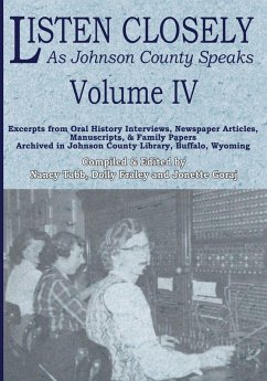 Cover Listen Closely as Johnson County Speaks - Vol. 4