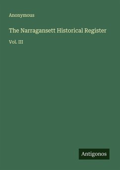 Cover The Narragansett Historical Register