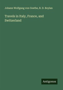 Cover Travels in Italy, France, and Switzerland