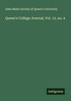 Cover Queen's College Journal, Vol. 12, no. 4