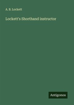 Cover Lockett's Shorthand instructor