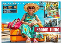 Cover Renten-Turbo. Wenn der Ruhestand erst richtig Fahrt aufnimmt (Tischkalender 2026 DIN A5 quer), CALVENDO Monatskalender