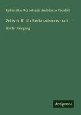 Zeitschrift für Rechtswissenschaft