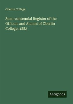 Cover Semi-centennial Register of the Officers and Alumni of Oberlin College; 1883