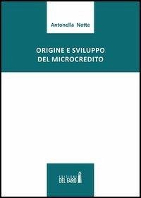 Cover Origine e sviluppo del microcredito
