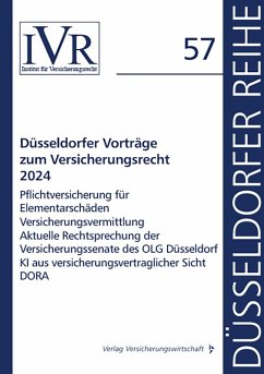 Düsseldorfer Vorträge zum Versicherungsrecht 2024 Cover Düsseldorfer Vorträge zum Versicherungsrecht 2024