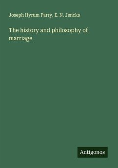 Cover The history and philosophy of marriage