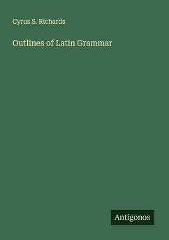 Cover Outlines of Latin Grammar