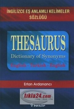 Cover Thesaurus Dictionary Of Synonyms Ingilizce Es Anlamli Kelimeler Sözlügü