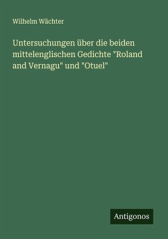 Cover Untersuchungen über die beiden mittelenglischen Gedichte 