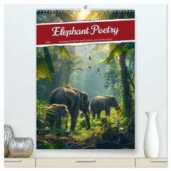 Cover Elephant Poetry (High Quality Premium Wall Calendar 2026 DIN A2 portrait),CALVENDO 12 Month Wall Calendar