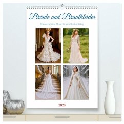 Cover Bräute und Brautkleider (hochwertiger Premium Wandkalender 2026 DIN A2 hoch), Kunstdruck in Hochglanz