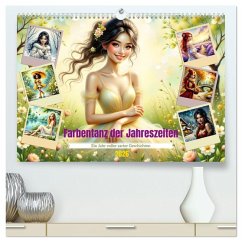 Farbentanz der Jahreszeiten (hochwertiger Premium Wandkalender 2026 DIN A2 quer), Kunstdruck in Hochglanz