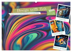 Design trifft Zeit (Wandkalender 2026 DIN A2 quer), CALVENDO Monatskalender