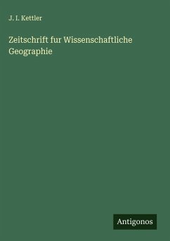 Cover Zeitschrift fur Wissenschaftliche Geographie
