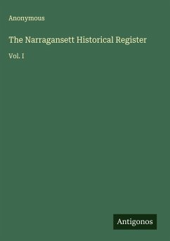 Cover The Narragansett Historical Register