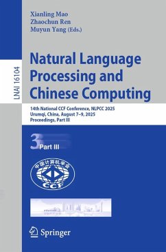 Cover Natural Language Processing and Chinese Computing