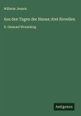 Aus den Tagen der Hansa: drei Novellen