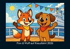 Finn & Wuff auf Kreuzfahrt 2026 Fotokalender DIN A4