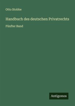 Cover Handbuch des deutschen Privatrechts