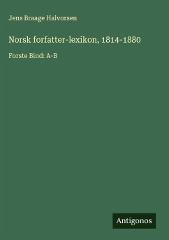 Cover Norsk forfatter-lexikon, 1814-1880