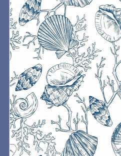 Coastal Chic Graph Paper Composition Notebook - Finch and Squirrel Coastal Chic Graph Paper Composition Notebook - Finch and Squirrel