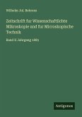 Zeitschrift fur Wissenschaftlichte Mikroskopie und fur Microskopische Technik Zeitschrift fur Wissenschaftlichte Mikroskopie und fur Microskopische Technik