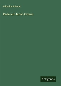 Cover Rede auf Jacob Grimm