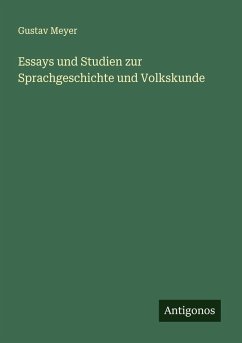 Cover Essays und Studien zur Sprachgeschichte und Volkskunde