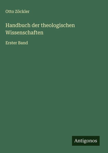 Handbuch der theologischen Wissenschaften Handbuch der theologischen Wissenschaften