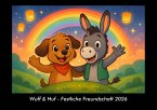 Wuff & Huf - Festliche Freundschaft 2026 Fotokalender DIN A3