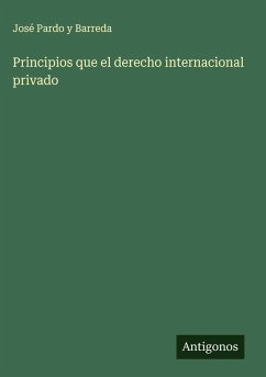 Cover Principios que el derecho internacional privado