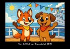 Finn & Wuff auf Kreuzfahrt 2026 Fotokalender DIN A3