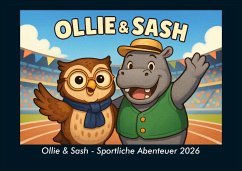 Cover Ollie & Sash - Sportliche Abenteuer 2026 Fotokalender DIN A4