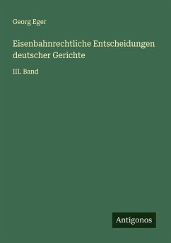 Cover Eisenbahnrechtliche Entscheidungen deutscher Gerichte