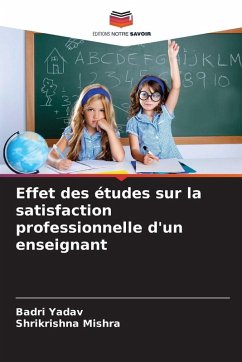 Cover Effet des études sur la satisfaction professionnelle d'un enseignant