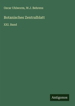 Cover Botanisches Zentralblatt