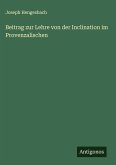 Beitrag zur Lehre von der Inclination im Provenzalischen Beitrag zur Lehre von der Inclination im Provenzalischen