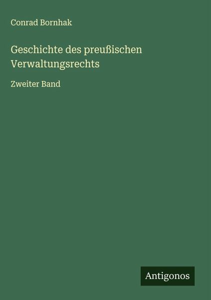 Geschichte des preußischen Verwaltungsrechts
