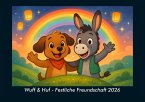 Wuff & Huf - Festliche Freundschaft 2026 Fotokalender DIN A4